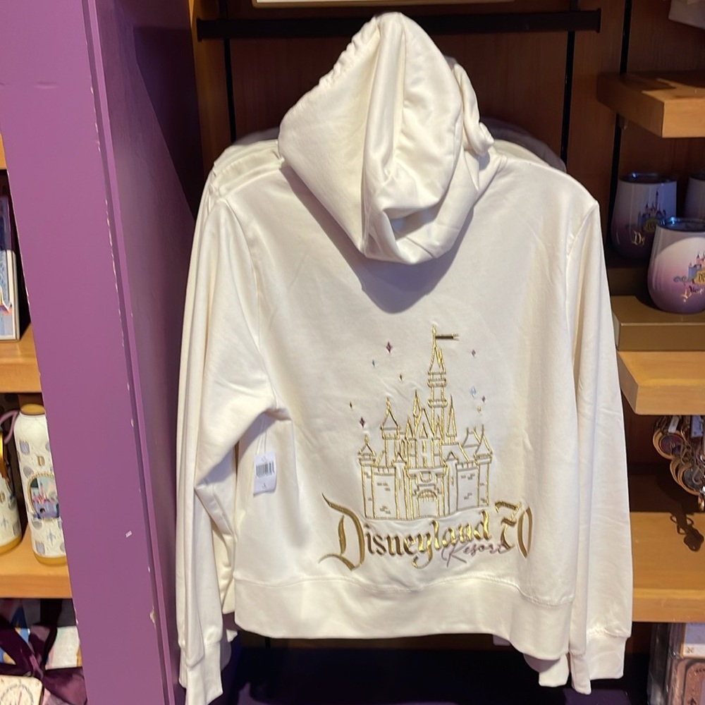 Disneyland 70th Anniversary Zip up Hoodie New